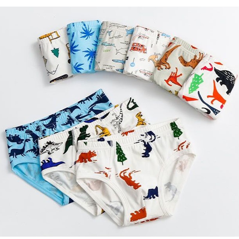 5pcs/lot Boys Panties Boys Underwear Cartoon Pants Panties For Baby Boy Kids Clothes Teenager Comfortable Briefs