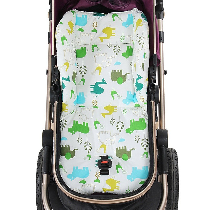 Cotton Baby Stroller Seat Cushion Cartoon Baby Feeding Highland Pillows Cushion Infant Pushchair Mat Universal Stroller Accessories