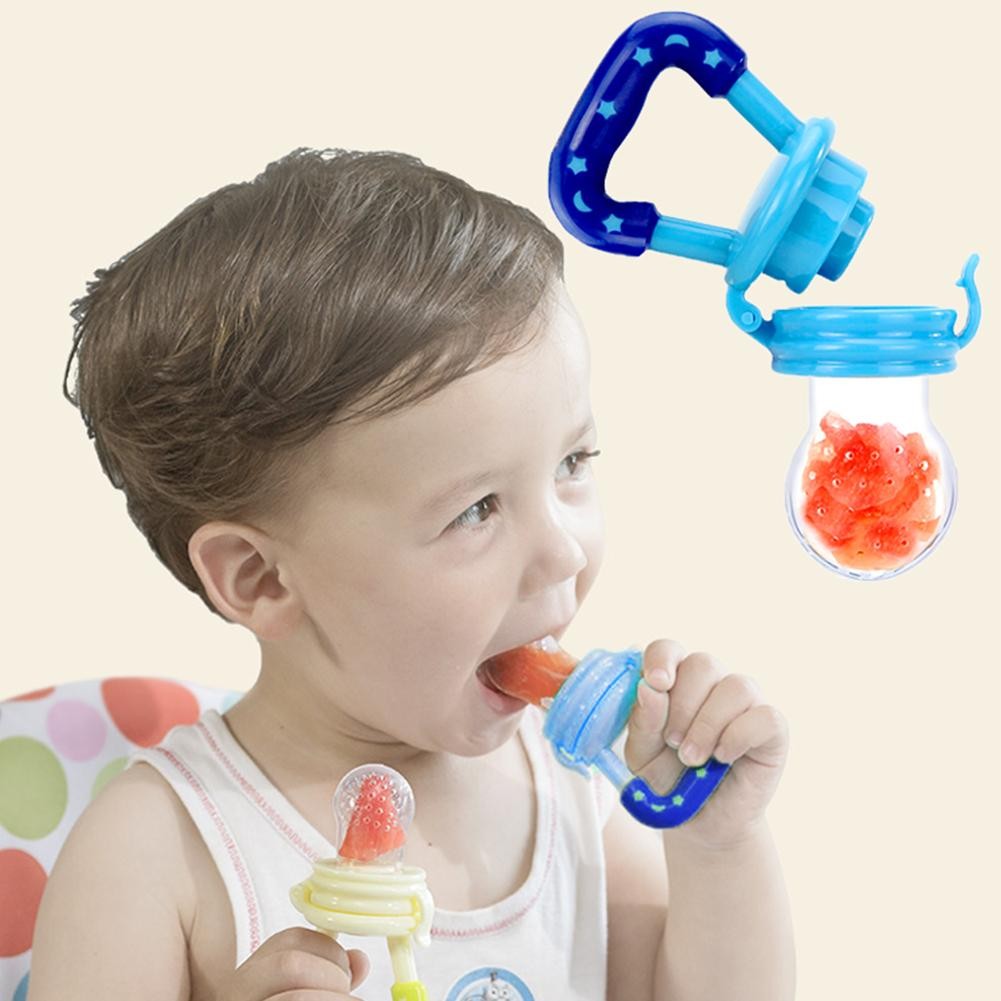 3 in 1 Baby Nipple Fresh Food Fruit Milk Feeding Bottles Nibbles Learn Feeding Drinking Water Straw Handle Teething Pacifier