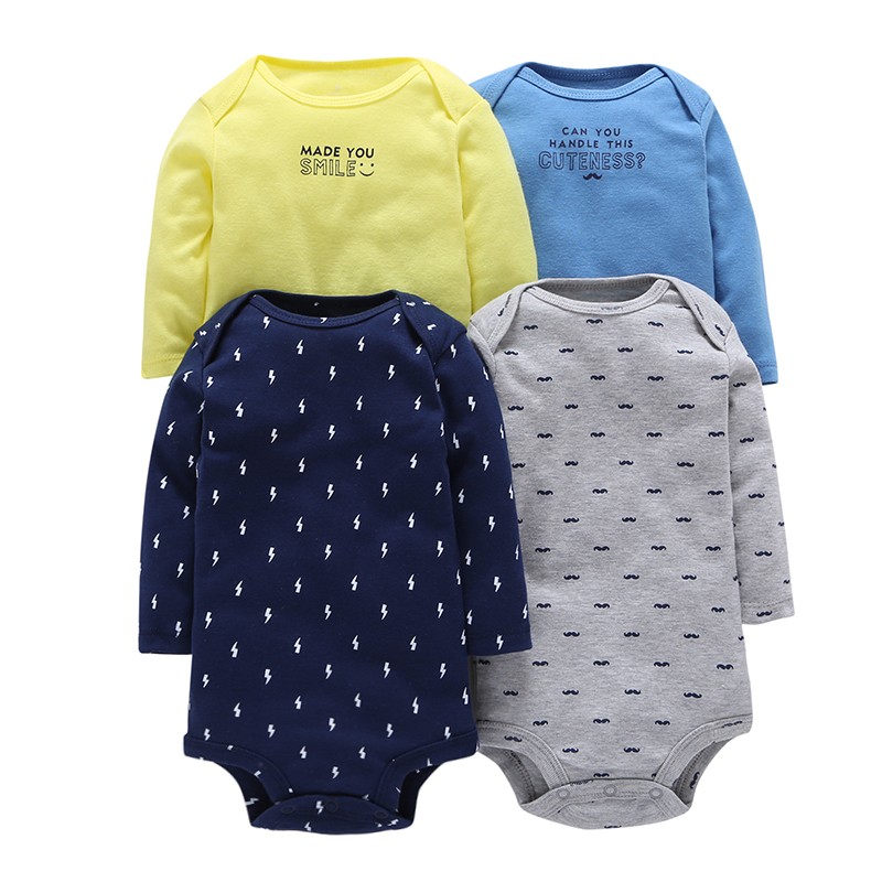 Long Sleeve Romper Cartoon Boy Girl Clothes Infant Clothes Set Newborn Costume Cotton 2022 Autumn Spring Rompers 5pcs