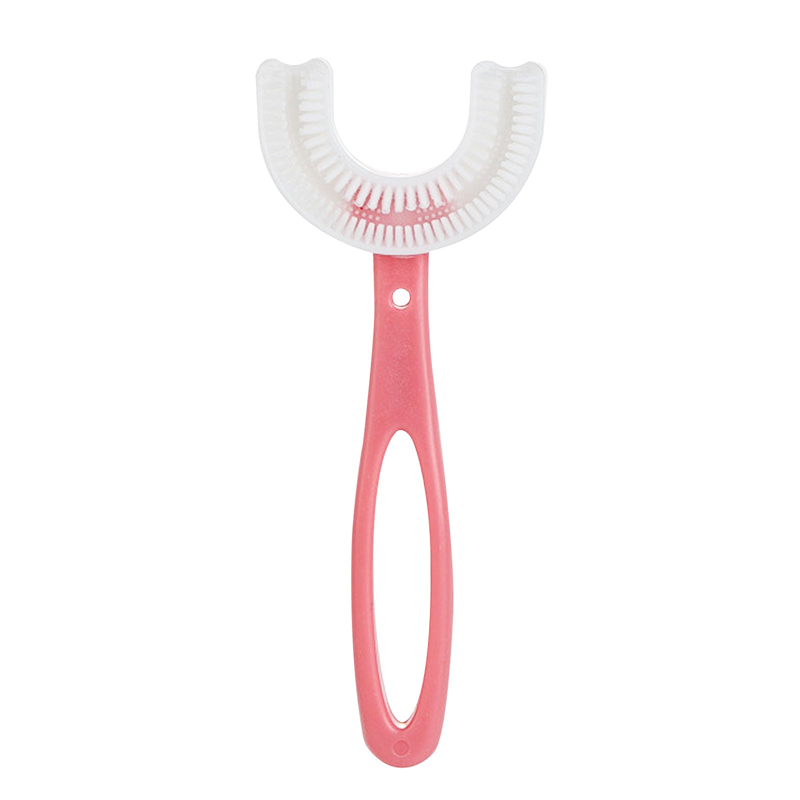 Kids U-Shape Toothbrush Food Grade Soft Silicone Brush Head Massage Toothbrush For Kids Children Oral Care Tool