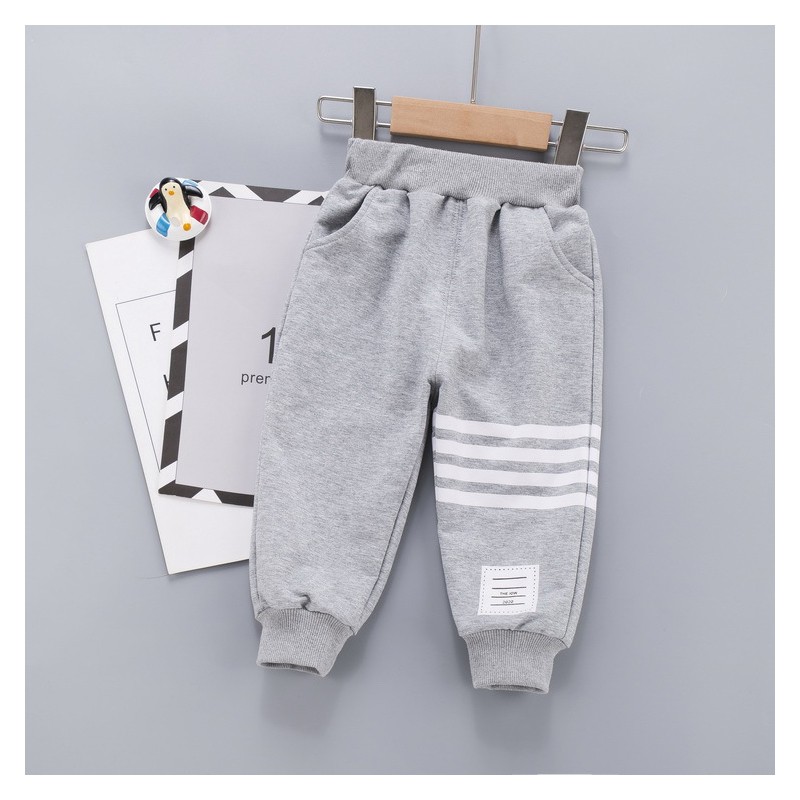 OASHTH Boys and Girls Spring and Autumn Casual Trousers Baby Loose Sports Pants Children's Clothing