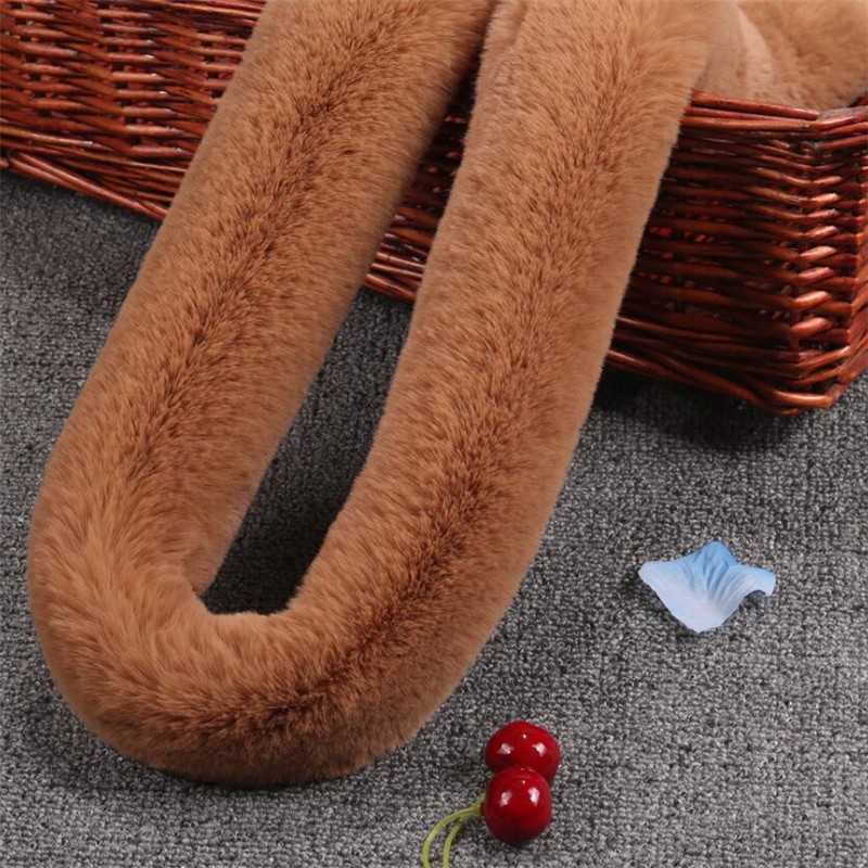 120cm Replacement Bag Belt Faux Fur Straps Handle for Purse Belts Bag Accessories Golden Buckle A119