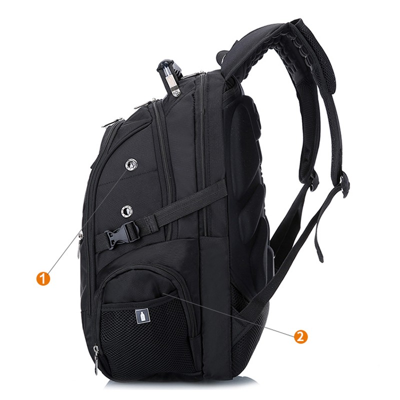 Brand 15.6 Inch Swiss Laptop Men Backpack USB Charging Waterproof Travel Bag School Bags Anti-theft Backpack Women Mochila