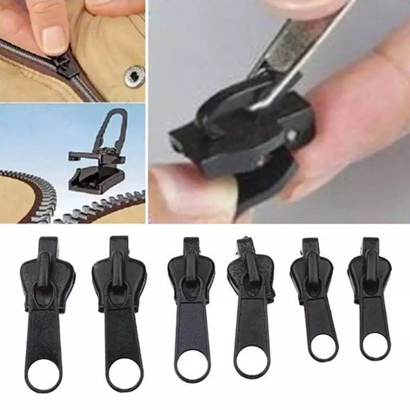 6pcs Universal Instant Zipper Repair Kit Zip Replacement Zipper Repair Kit