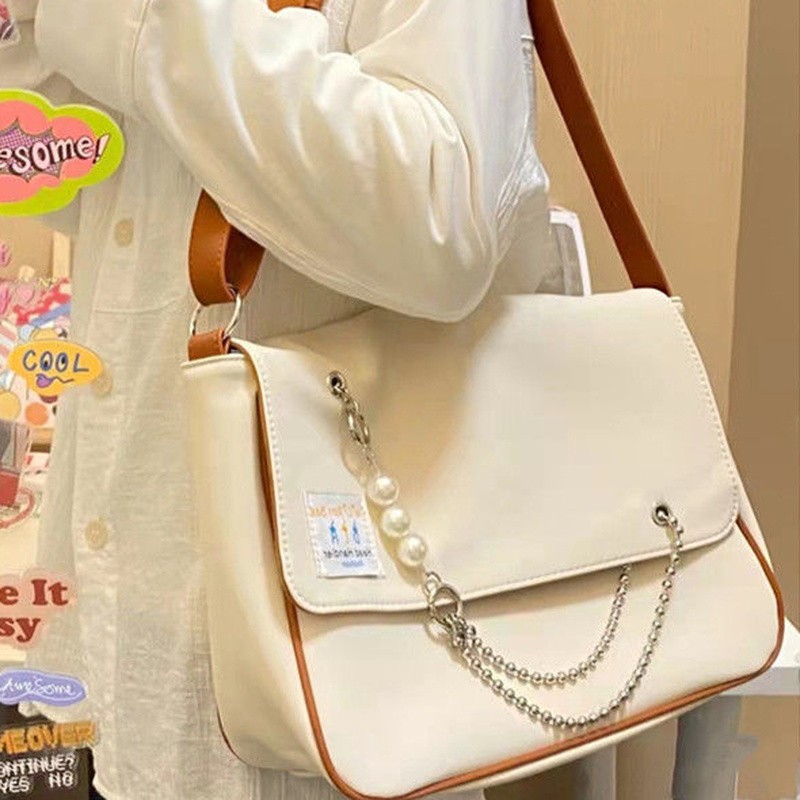 Xiuya Casual Women Shoulder Bag 2022 Spring Simple Large Capacity PU Leather Tote Bag For Women Large Female Handbags With Chain