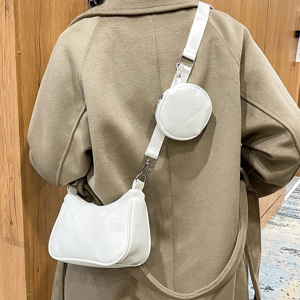 Leisure female messenger bag 2022 spring summer new fashion popular armpits small shopper bag simple single canvas shoulder bags