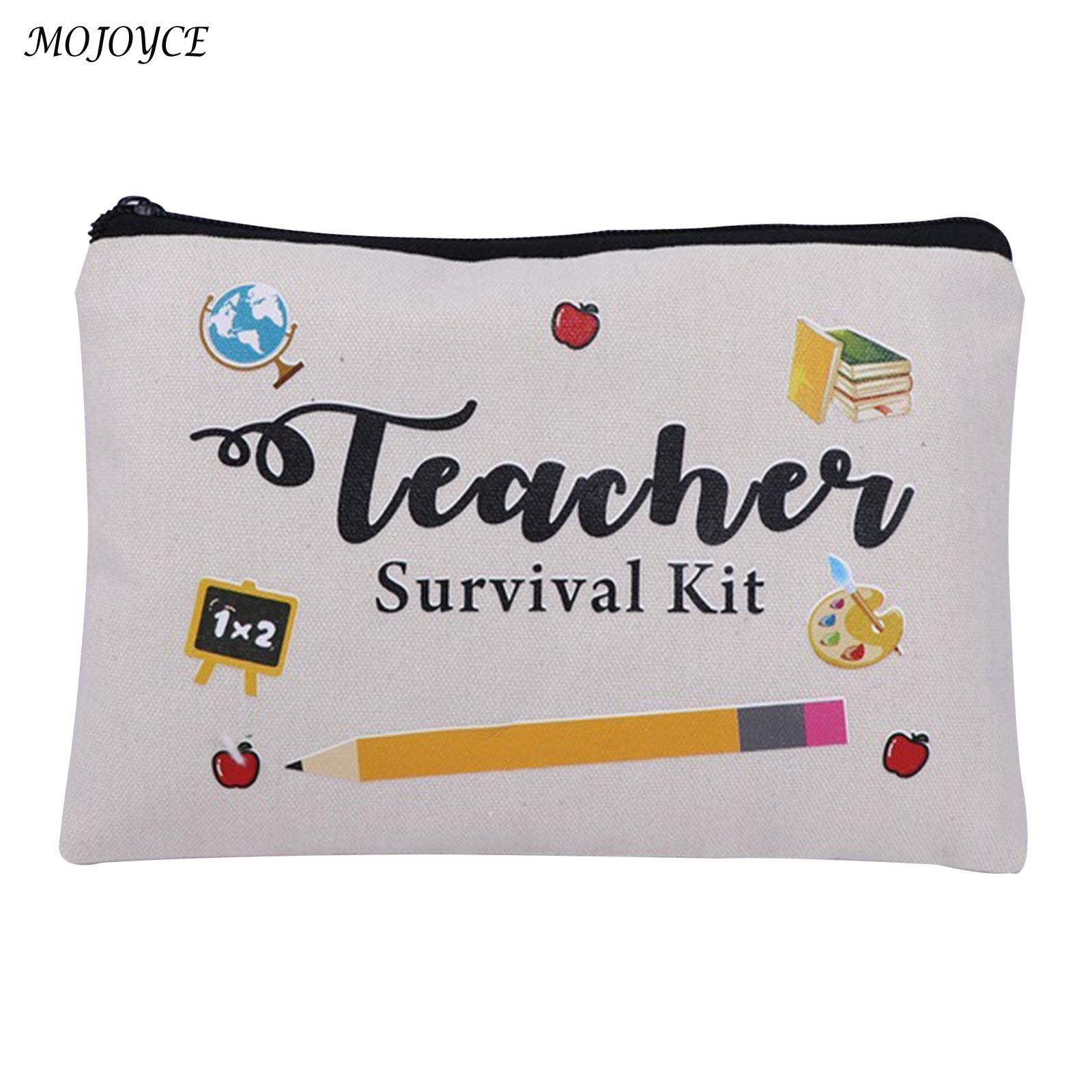 Female cosmetic Toiletry Bag Teacher Appreciation Gifts Teacher Makeup Bag Fashion Cosmetic Pouch Pencil Bag Printing Swanky Bag