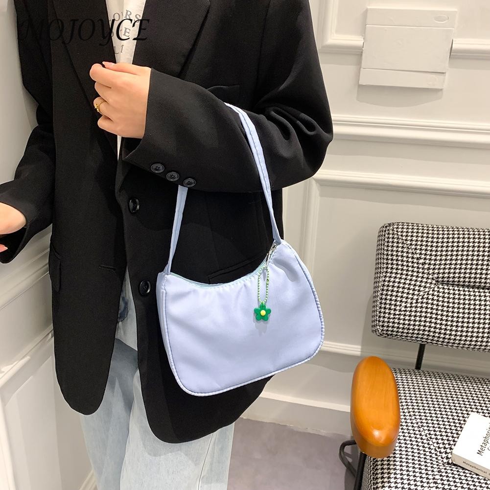 Women Bag Purse Pure Color Underarm Bags Female Casual Handbag Luxury Designer Female Bag Retro Casual Bags For Women