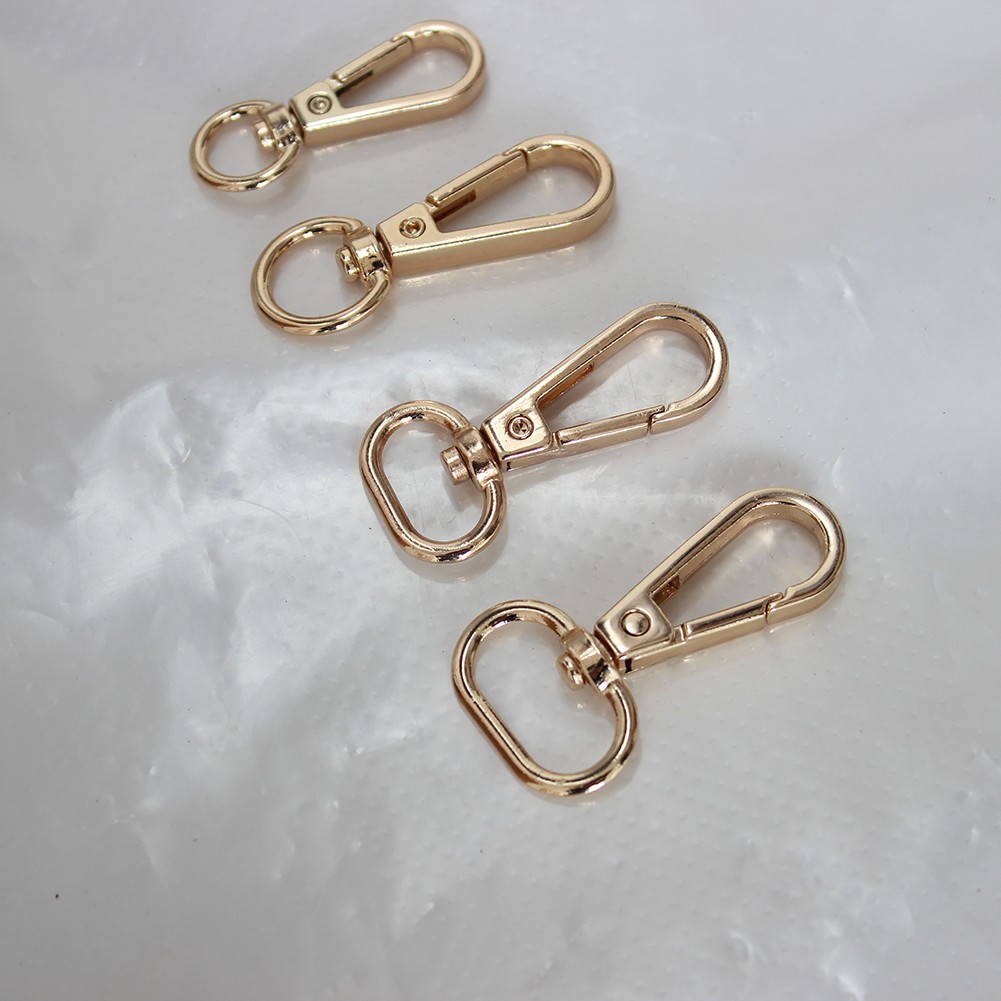 5Pcs Bag Metal Belt Buckle Swivel Trigger Buckle Lock Swivel Buckle Snap Hook Clip DIY Keychain Ring Keyring Craft Bag Hardware Parts