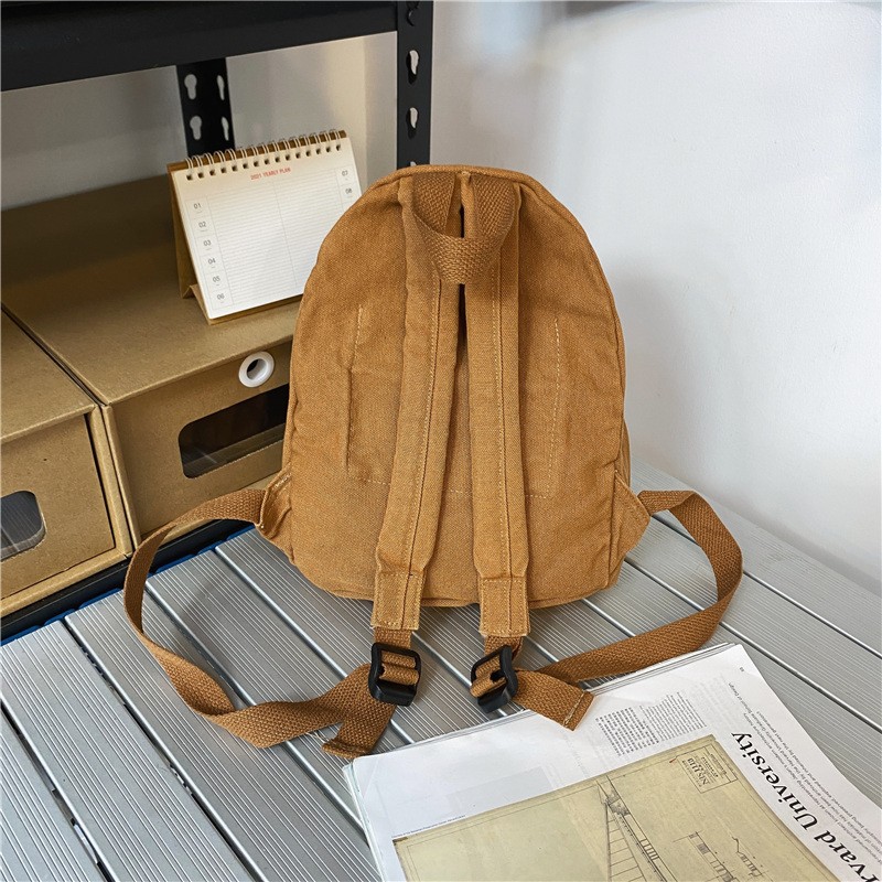 Fashion Backpack Canvas Unisex Backpacks Anti-theft Bagpack New School Bags For Teenagers Simple School Bags Vintage Travel Bags