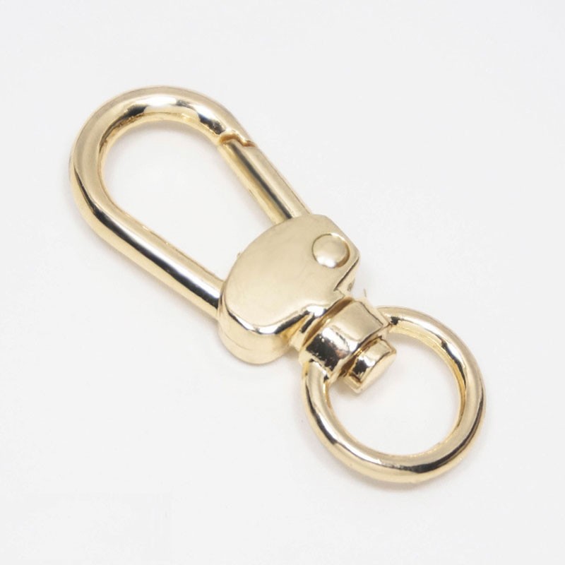 Metal Swivel Eye Snap Hook Trigger Lobster Clasps Clip for Leather Craft Bag Strap Belt Webbing Keychain DIY Luggage Accessories