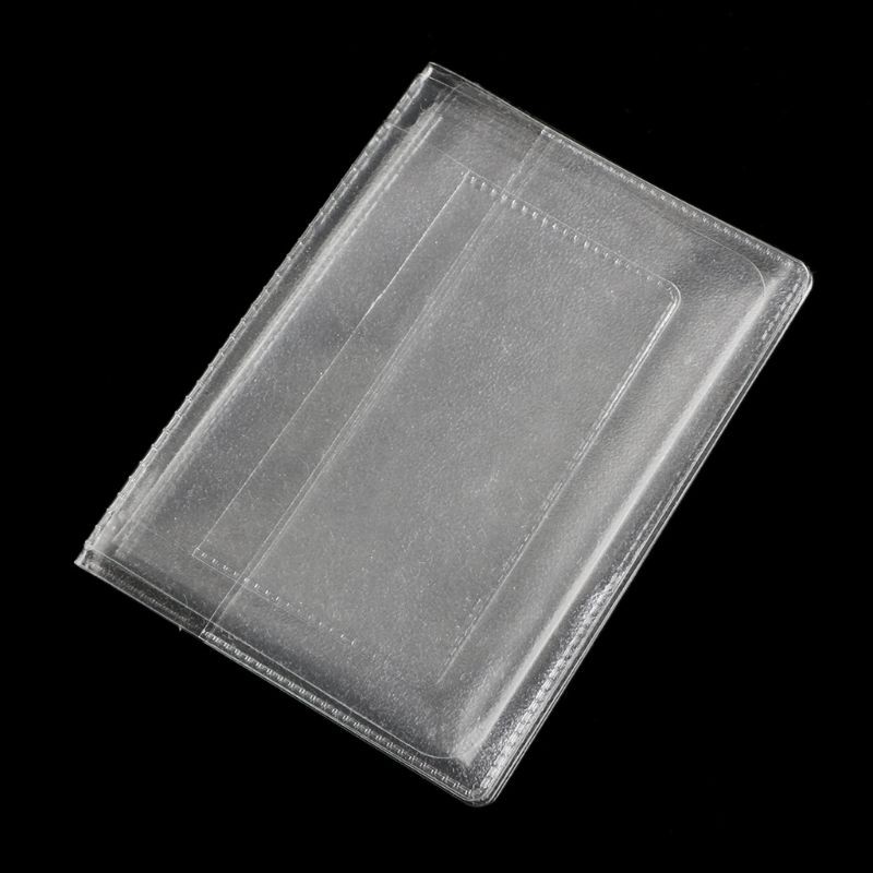 Transparent PVC Document Cover Russian Driver's License Case ID Card Protection Men Women Card Storage