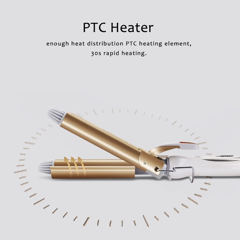 Professional Hair Tools Ceramic Curling Iron Triple Barrel Hair Styler Hair Styling Tool Electric Curling Hair Curlers