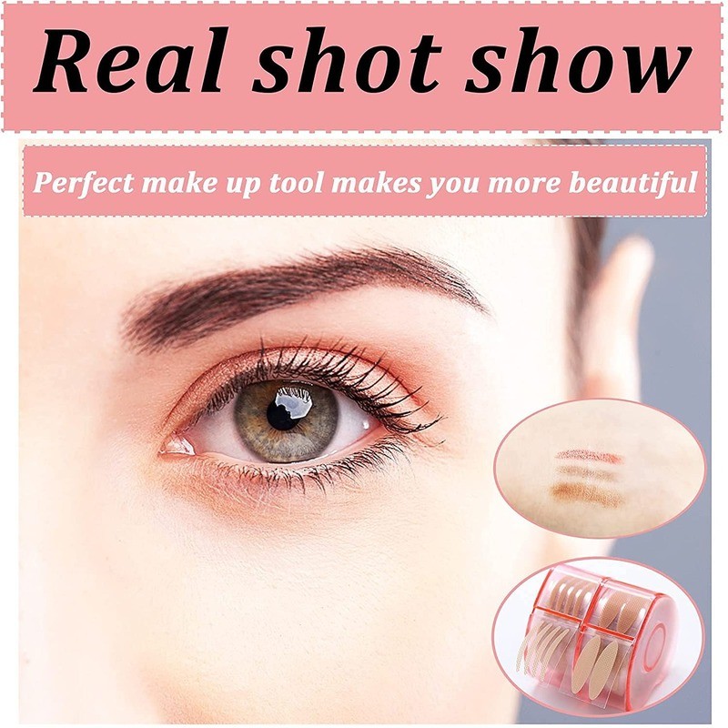 600pcs Invisible Eyelid Sticker Lace Eye Lift Double Strips Eyelid Tape Shadow Makeup Breathable Adhesive Stickers L/S Style