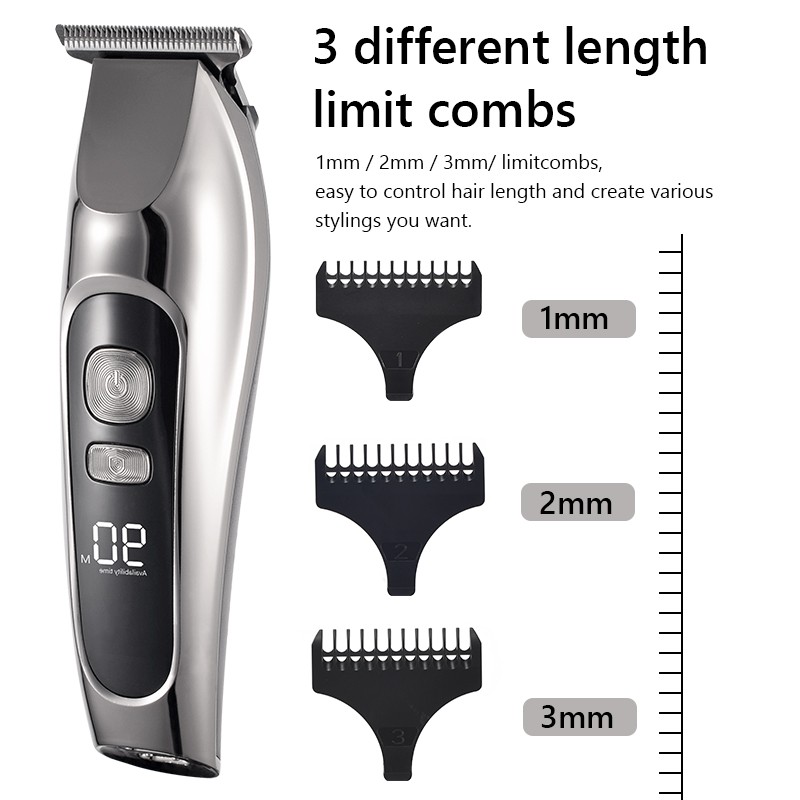 Electric Beard Trimmer For Men, Professional Cordless Month Clipper