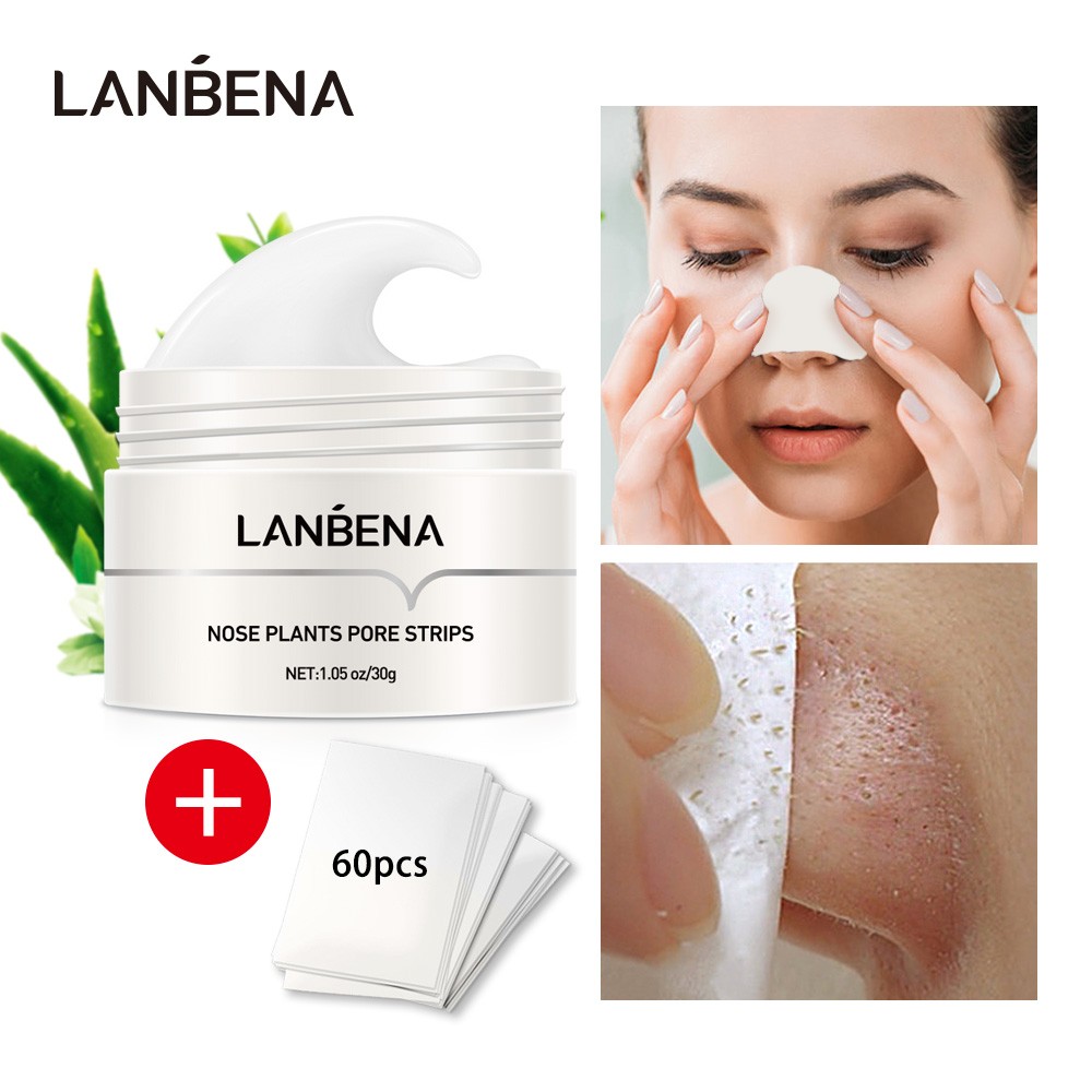 LANBENA New Style Blackhead Remover Nose Mask Pore Strip Black Mask Peeling Black Acne Treatment Deep Cleansing Skin Care Korea