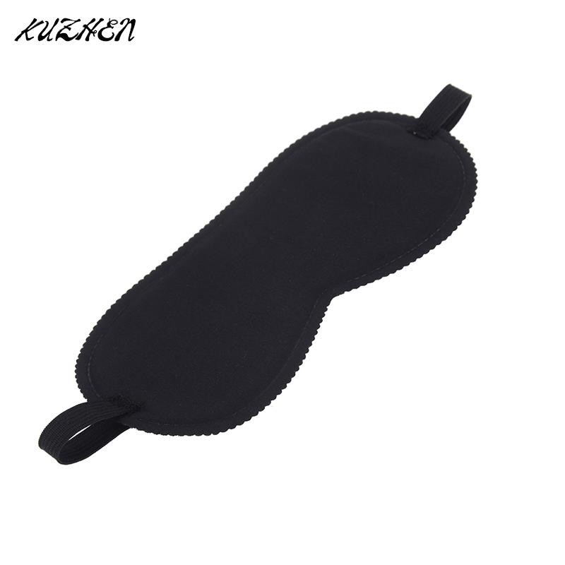 Portable Soft Eye Mask Black Fast Sleep Eye Cover Shade Patch Masks Women Men Blindfold Travel Sleeper