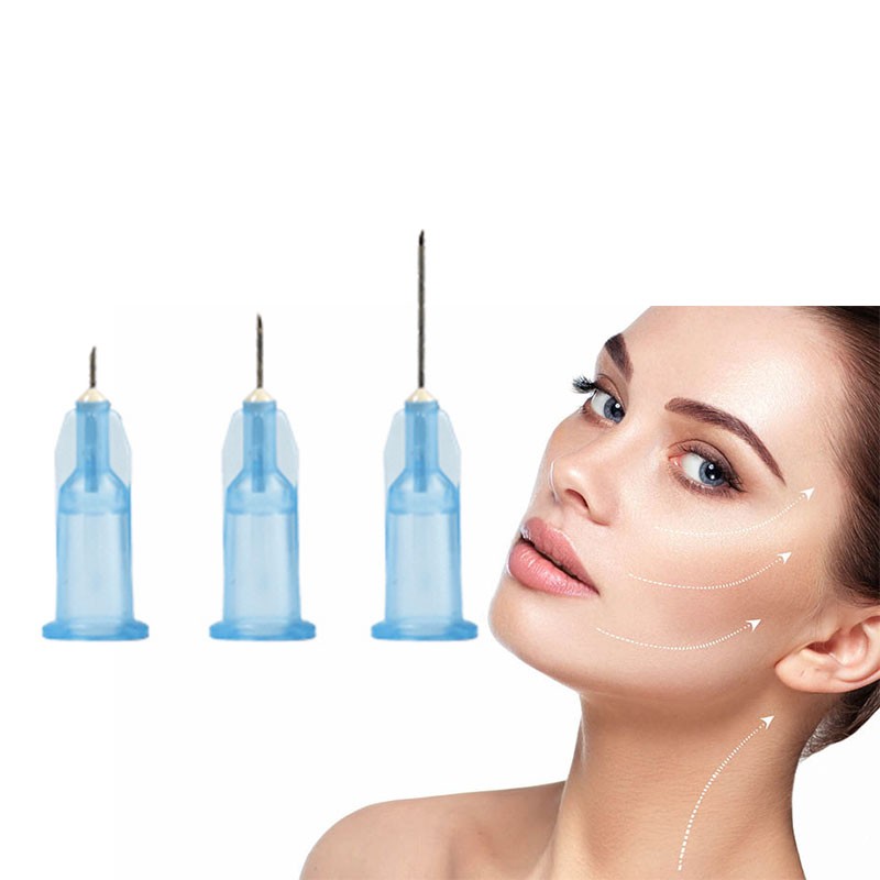 10pcs/bag Disposable Plastic Medical Beauty Syringe Mesotherapy Painless Micro Needle Sterile Hypodermic Micro Injector