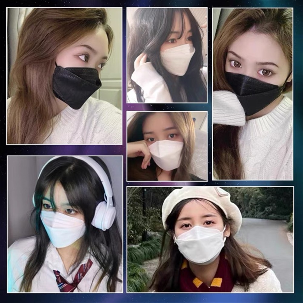 Morandi Color FPP2 Masks Black FFP2 CE Masks 10-100pcs Adult ffp2fan KN95 Mask 4 Layers Mask FFPP2 KN95 Respirator Mask