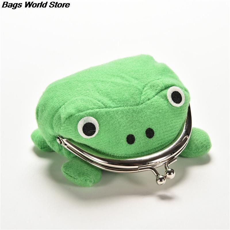 Hot Sale Frog Wallet Anime Cartoon Wallet Coin Purse Manga Flannel Wallet Cute Purse Naruto Coin Holder 1pc