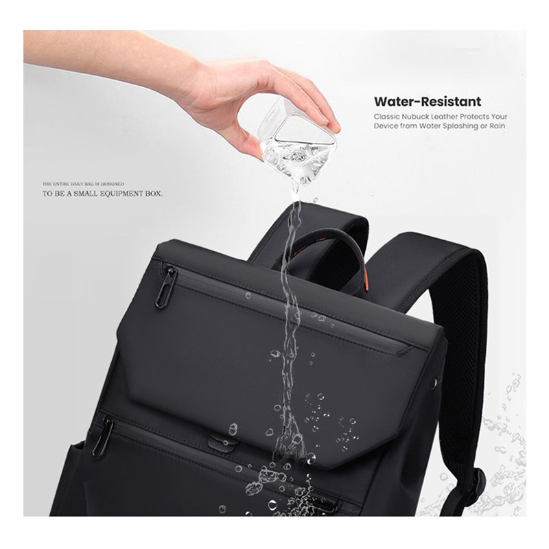 High Quality Waterproof Men's 15 Inches Laptop Backpack Fashion Urban Man Backpack USB Charging Business Travel Backpack Unisex