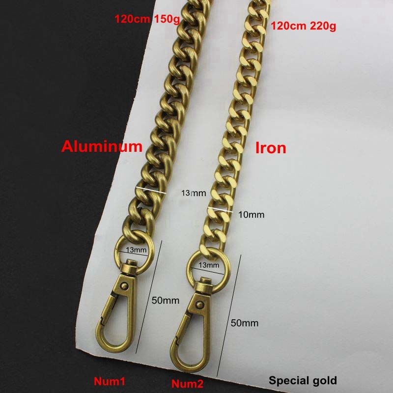 13mm and 10mm rainbow aluminum handbag,chain case,accessories,high quality plated cover,wholesale