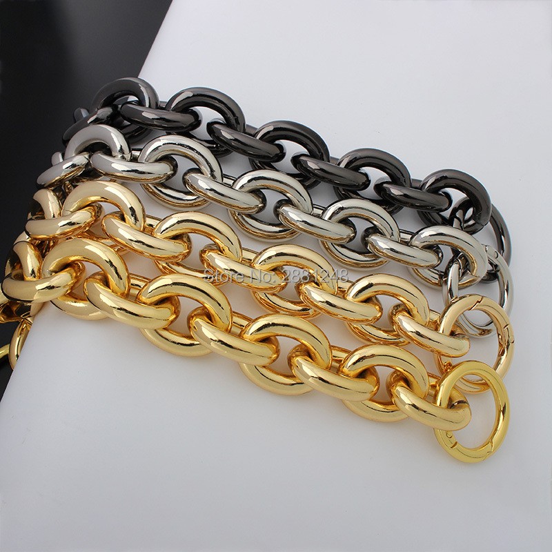 27mm Gold Aluminum Chain and Ring, for Bag, Lightweight Bags, Easy Matching Handles, Handbag Straps, New Collection