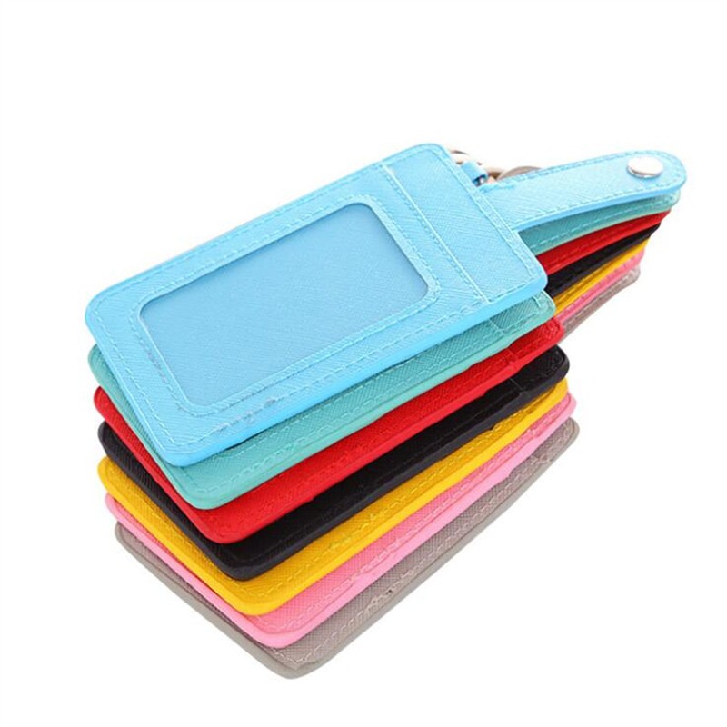 1pc cute pure color three card small card set meal card bus subway transport card holder accessories card package