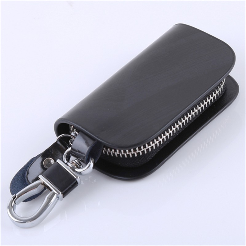 2021 Male Key Organizer Cover Men Key Holder Zipper Key Bag Leather Bag Car Key Wallets Function Package Housekeeper