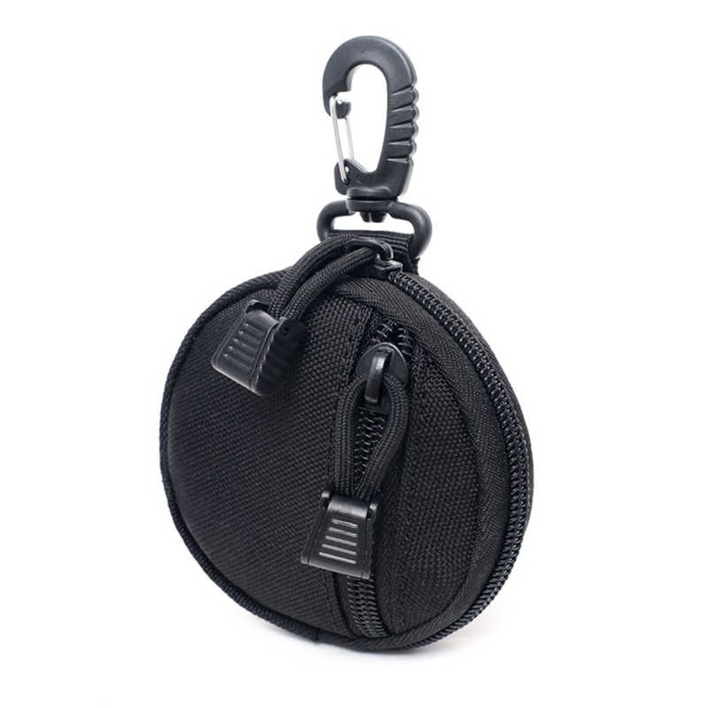 Tactical EDC Pouch Military Key Earphone Holder Men Coin Wallet Purses Army Coin Pocket With Hook Waist Belt Bag For Hunting