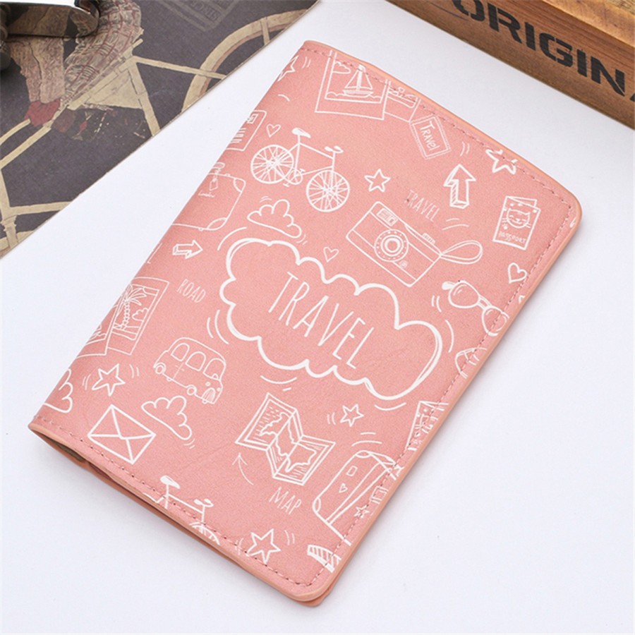 Zoukane New Passport Cover Card Bag Case Women Men Travel Credit Card Holder Travel ID and Document Passport Holder CH02A