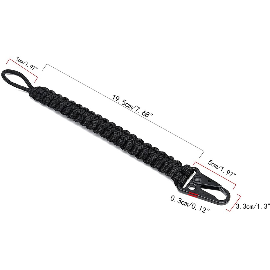 Paracord المفاتيح كوبرا نسج المنسوجة حزام مضفر حامل بطاقة EDC سيارة المفاتيح DIY بها بنفسك النسر هوك مفتاح أدوات