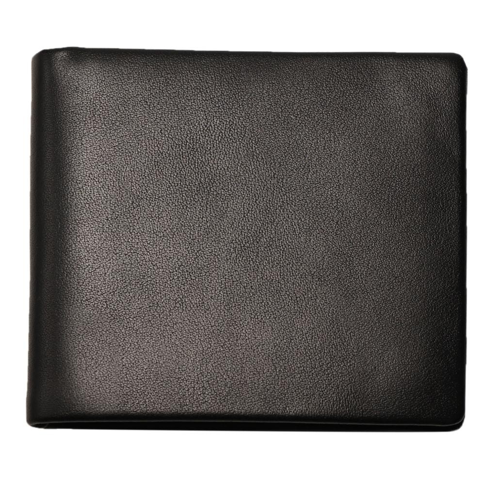 New 100% Genuine Leather Wallet Men Brand New Purses For Men Black Bifold Luxury Wallet 2022