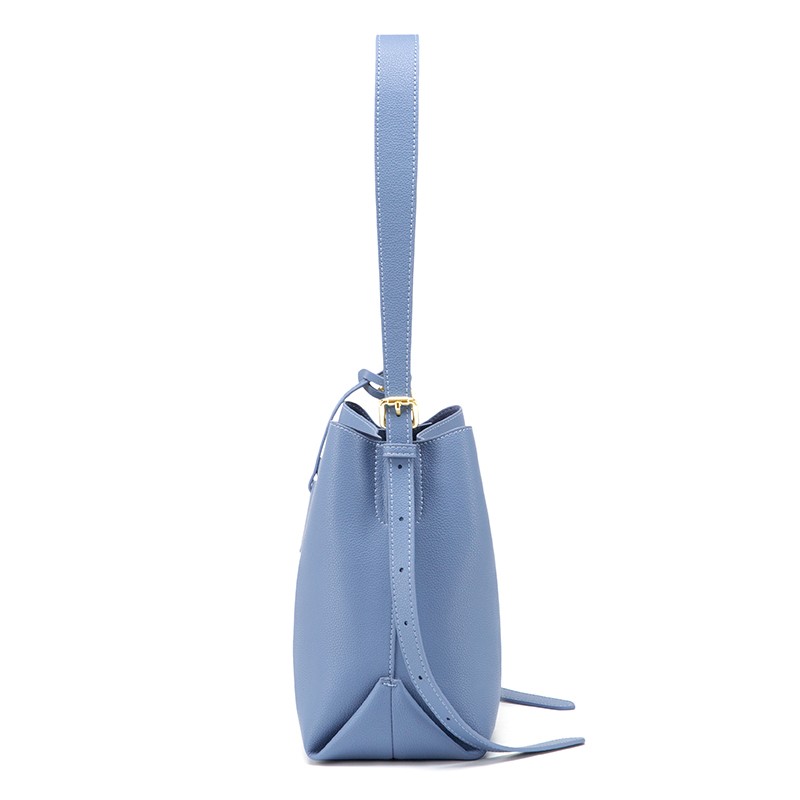 Cnoles Genuine Leather Women Shoulder Bag Luxury Handbag Blue Fashion Crossbody Bags For Women Female Handbag