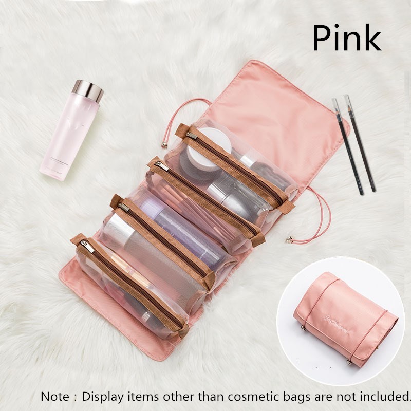 High Capacity Travel Makeup Bag Cosmetic Bag Waterproof Toiletry Storage Travel Bags Kit Ladies Beauty Organizer