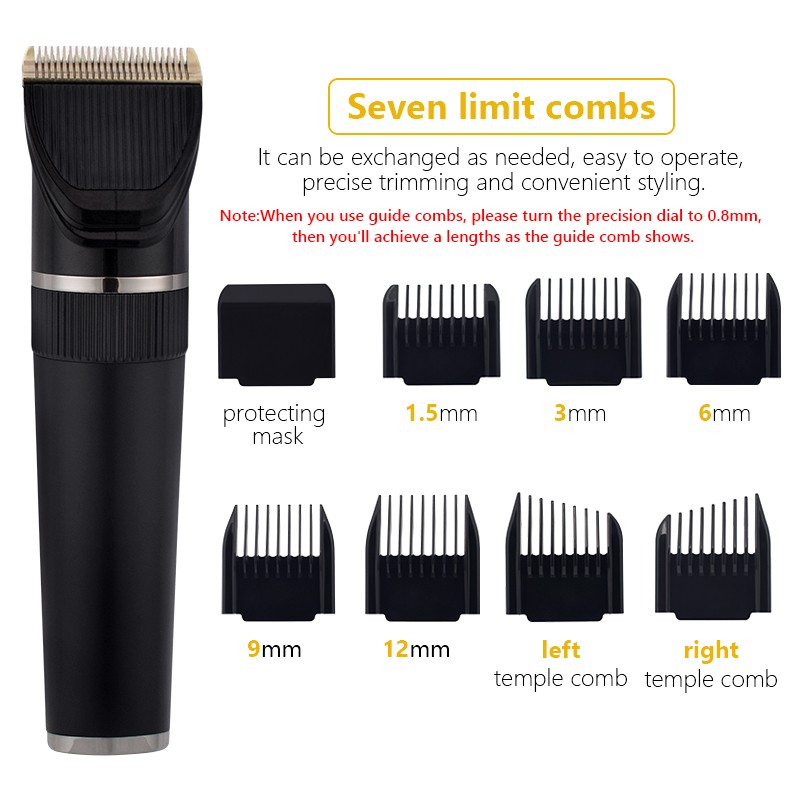 Professional hair clipper for men rechargeable electric razor hair trimmer hair cutting machine beard trimmer fast shipping