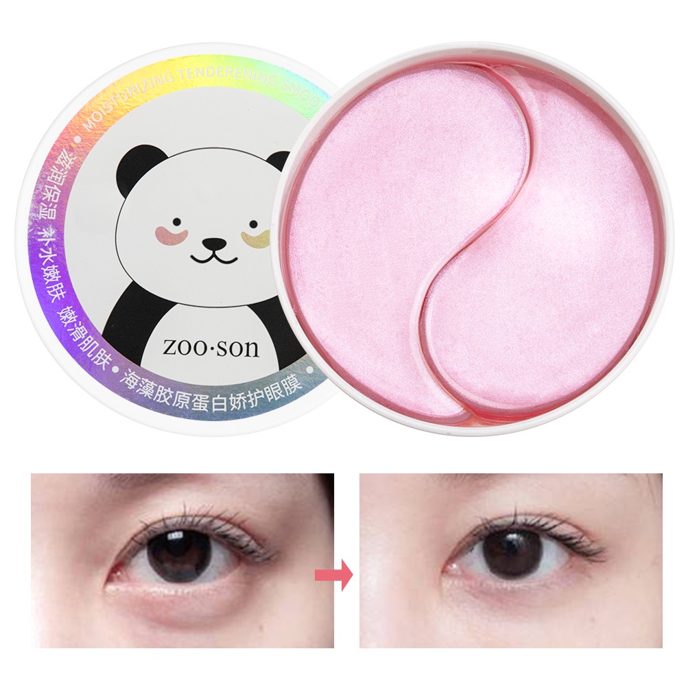 seaweed collagen eye patches under eye patches edema hydrogel eye patches dark circle patches korean mask 60pcs