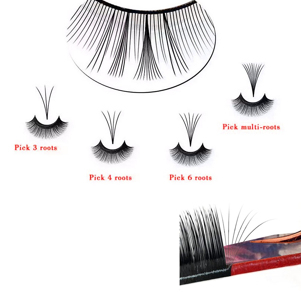 New Best Selling Easy Fan Matte Cashmere Lash Extensions 0.05/0.07/0.10mm Eyelash Extension Volume Russian Matte Flowering Fan