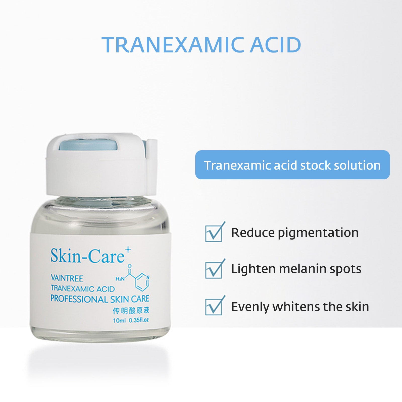 Tranexamic Acid Essence Fade Black Point Whitening Face Care Beauty Salon Facial Freckle Serum Micro Needle Skin Care Products