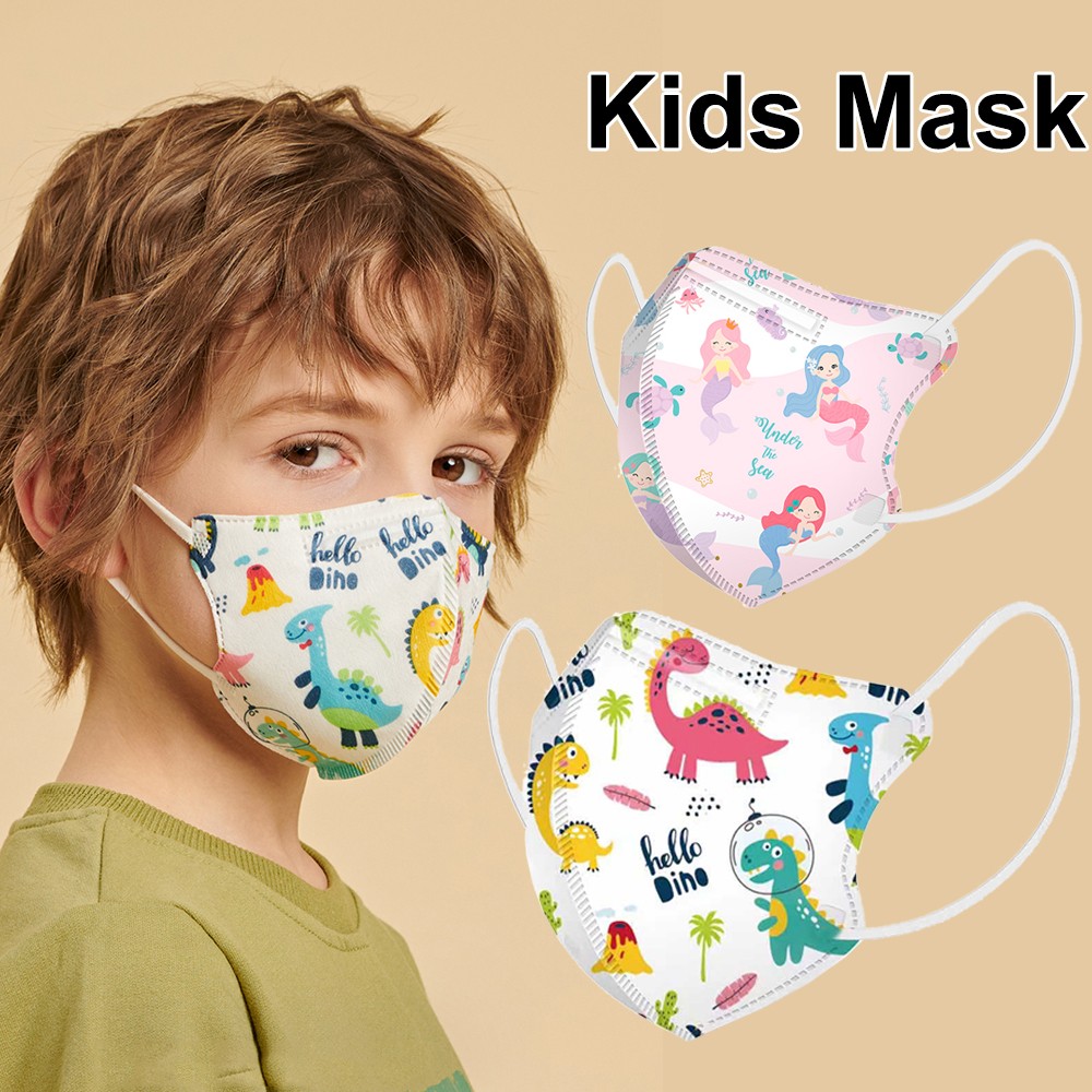 Kn95 Masks Kids N95 Breathing Mascara Cute Animal Cartoon Printed Mascarilla Fpp2 Homology Ada Boys Girls Kids Kn95 Face Mask