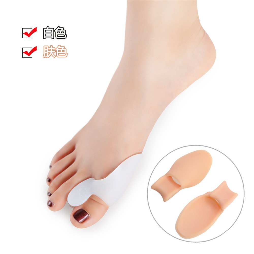 1pc toe separators spacer straightener thumb big toe pad device toe pads thumb valgus corrector relief foot bunion