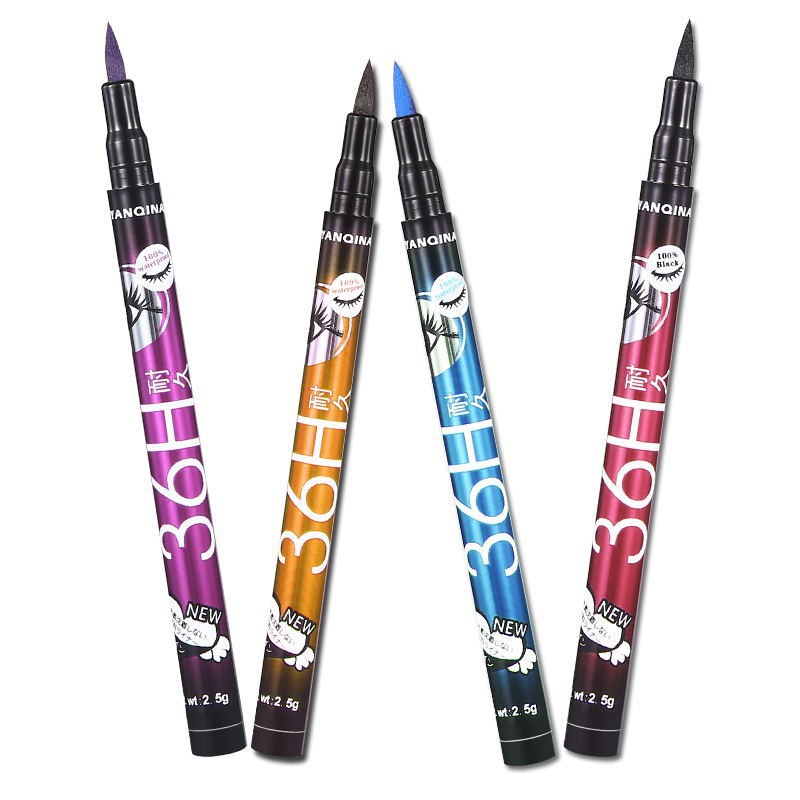 Professional Liquid Eyeliner Pencil Waterproof 36 Hours Liquid Quick Dry Long Lasting Soft Makeup Tools TSLM1 1pc