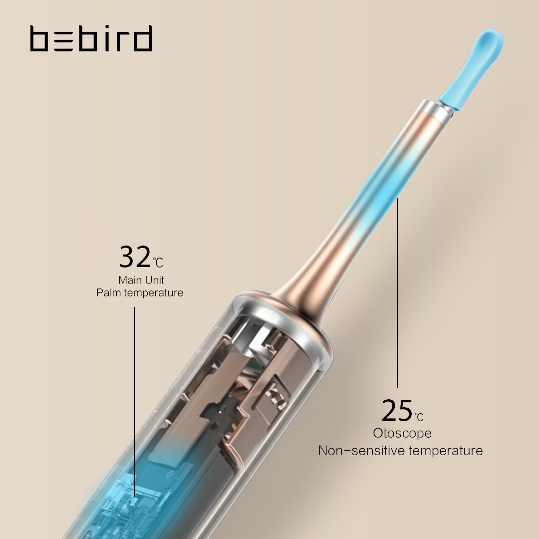 Bebird T15 R1 البصرية الأذن الأنظف الرعاية الصحية Minifit 2in1 حب الشباب الشمع أداة إزالة الصواميل HD1080P منظار الأذن IP67 مقاوم للماء المنظار