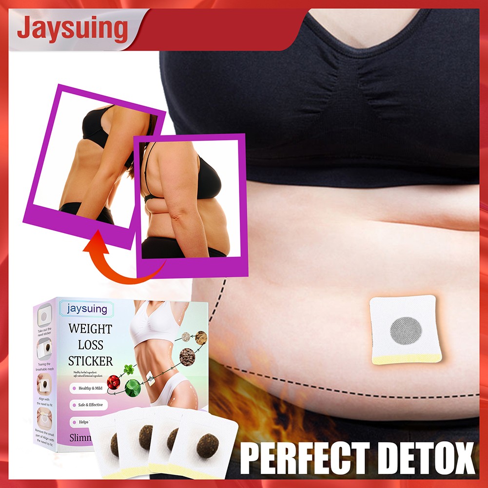 30/10pcs/box Natural Herbal Weight Loss Slim Patch Navel Sticker Slimming Product Fat Burning Weight Loss Abdominal Waist Plaster