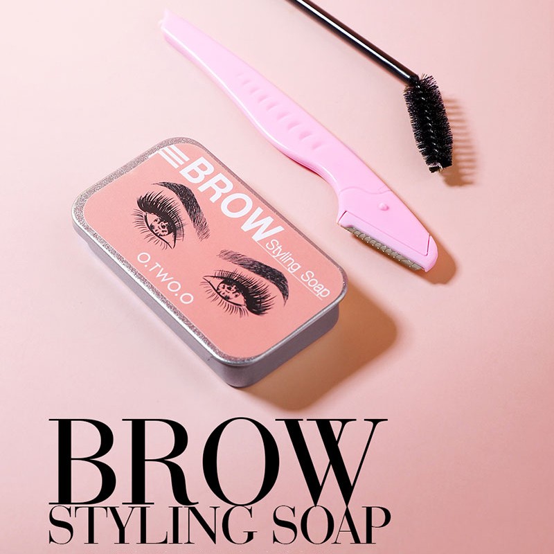 Eyebrow Gel Eyebrow Wax Waterproof Long Lasting 3D Wild Feathers Eyebrow Styling Soap Gel for Eyebrow Makeup Women Cosmetics TSLM1