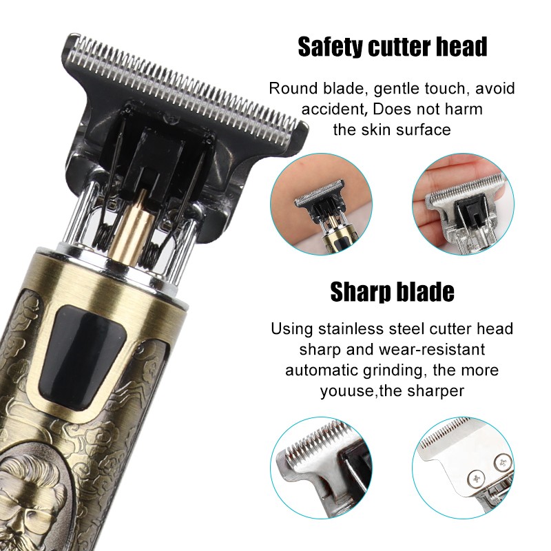 Hair Cutting Machine Hair Trimmer Barber Cordless Hair Clipper Beard Trimmer Cordless Shaver Electric Razor Men Shaver