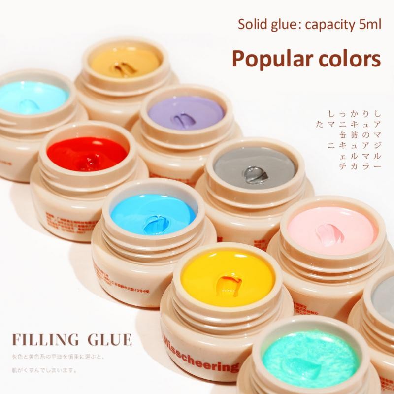 22 Colors Solid Nail Gel Polish Japan Canned Phototherapy Gel Color UV Gel Soak Nail Nail Stickers Nail Gel