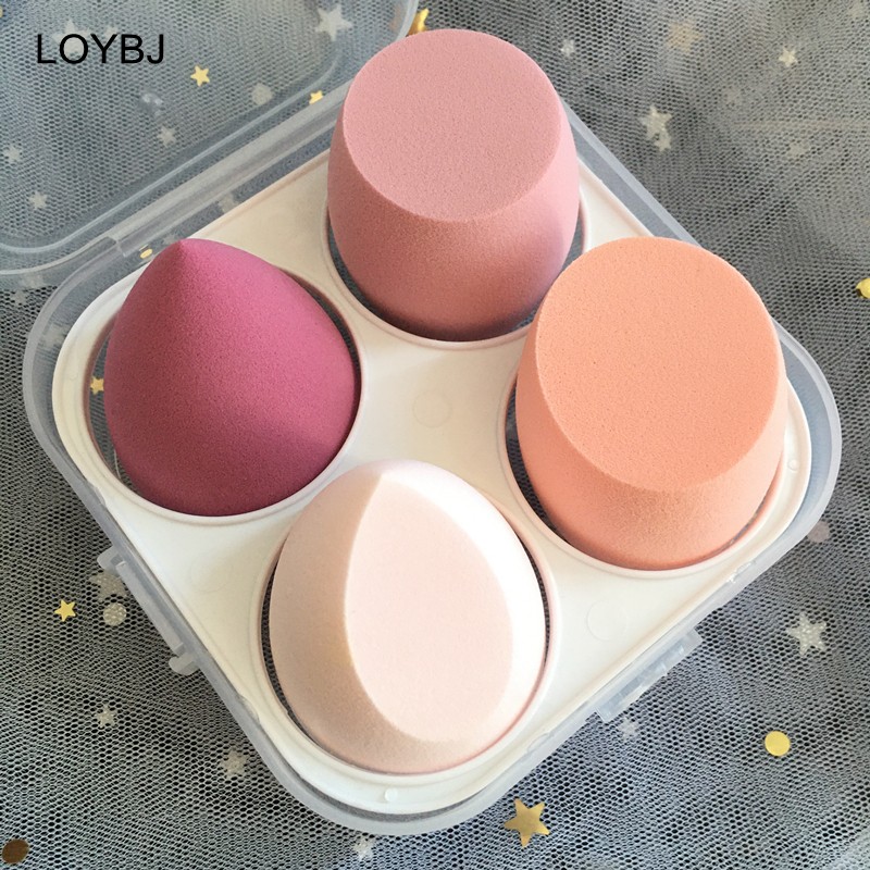 Loebig Cosmetic Puff Set Beauty Egg Blender Smooth Makeup Sponge Powder Foundation Liquid Concealer Cream Women Face Makeup Tool