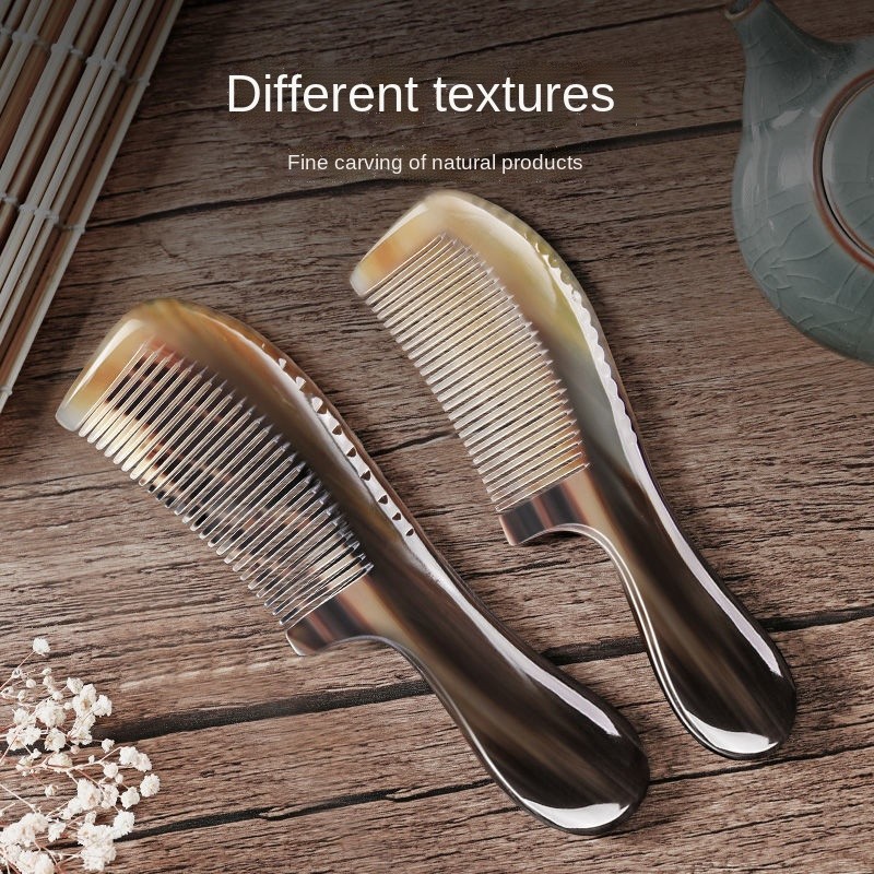 MR.JULIET Thick Real Ivory Comb Ladies Long Hair Natural Household High Quality Authentic Yak Bone Anti Static Massage